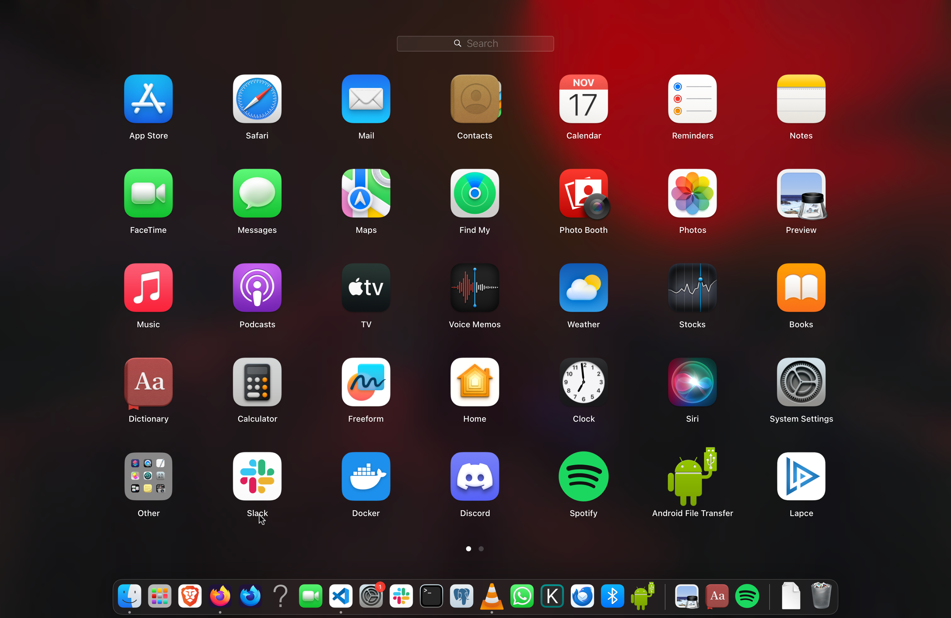 Desktop environment